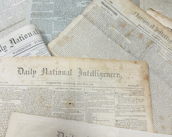 1800’s National Intelligencer