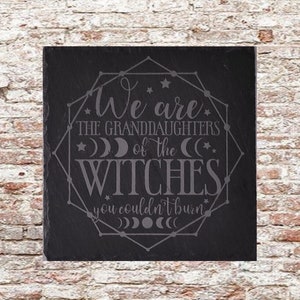 Vi är barnbarnen | Graverad skifferplakett