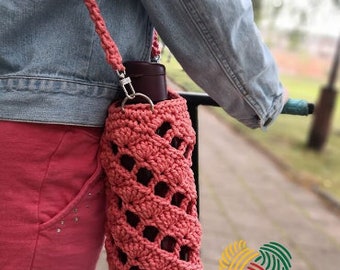 Crochet Water Bottle Bag