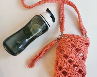 Crochet Water Bottle Bag