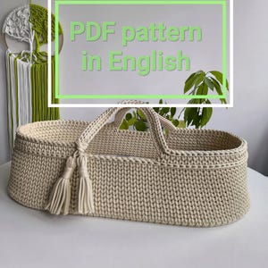 Crochet Doll Basket Pattern: PDF Instructions in English