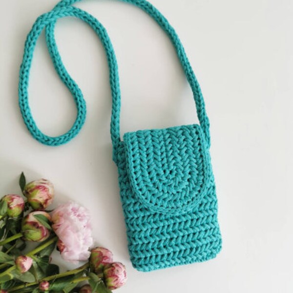 Sac à bandoulière pour téléphone portable, mini sac à bandoulière au crochet, sac de téléphone, support de téléphone portable au crochet, sac de téléphone anti-rayures