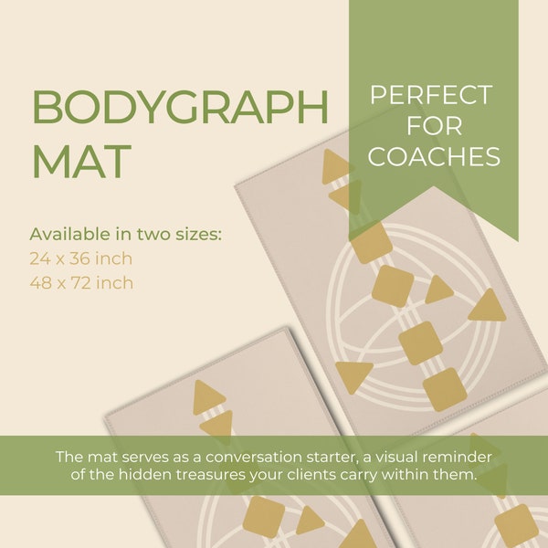 The Bodygraph rug | Human Design mat | Perfect for coaches!