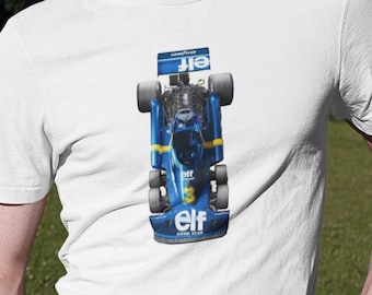 Tyrell P34 Formula Car Unisex Heavy Cotton Tee