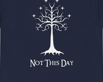 Not This Day Tree of Gondor Unisex Heavy Cotton Tee