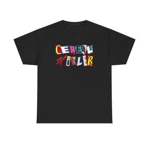 Camiseta unisex de algodón grueso y divertida con el desayuno de Cereal Killer