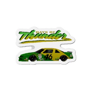 Days of Thunder 8Bit Die-Cut Magnets