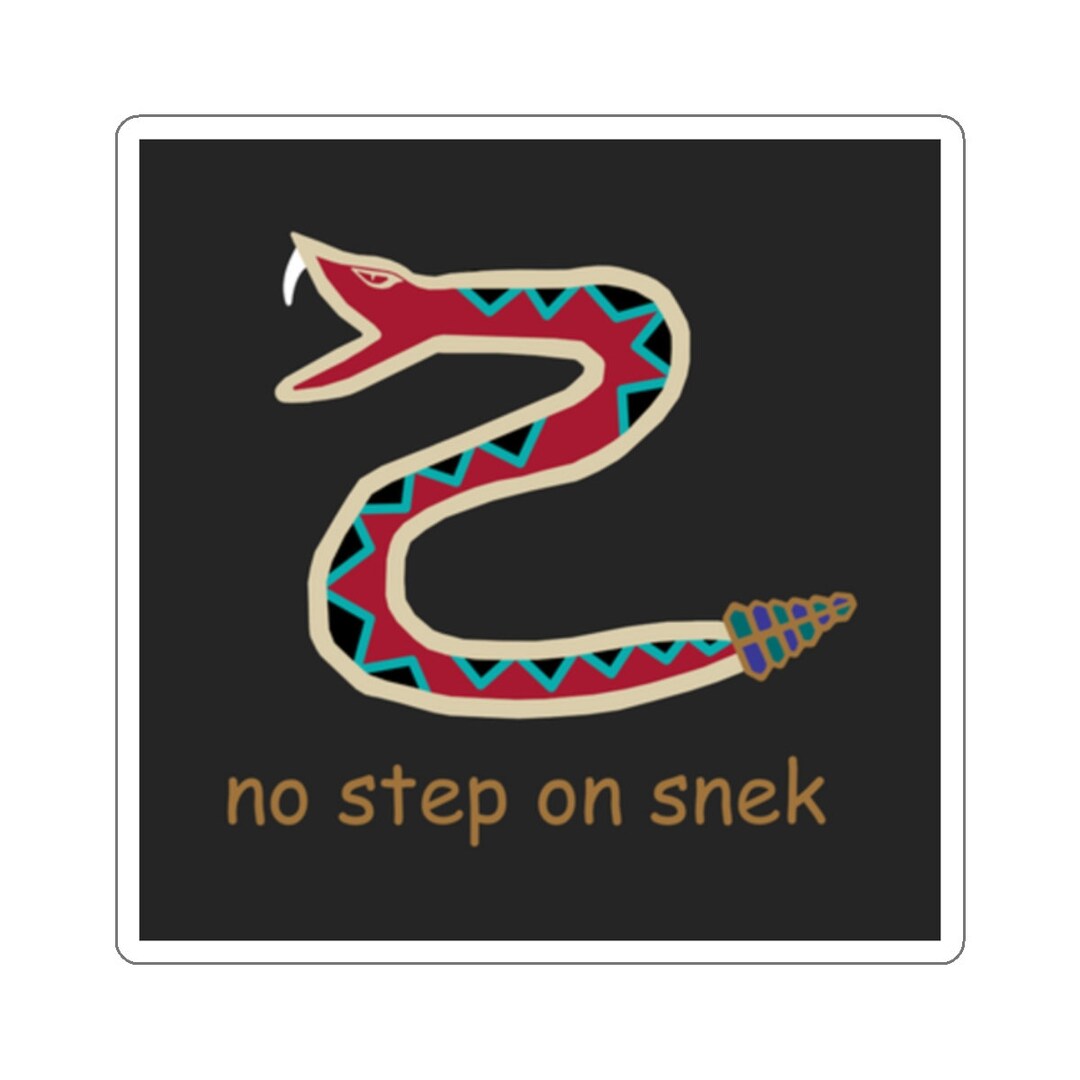 Arizona Diamondbacks No Step on Snek Kisscut Stickers Etsy