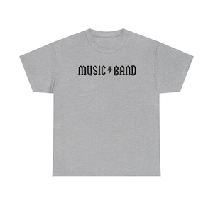 Camiseta unisex de algodón grueso con la frase "Música/banda 30 Rock"