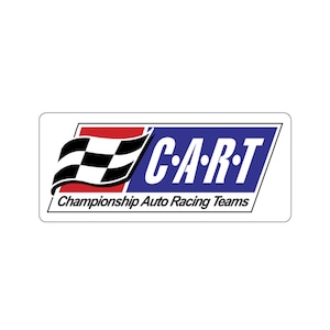 CART インディカー ヴィンテージ スローバック レーシング ロゴ キスカット ステッカー