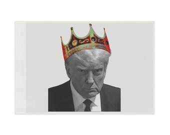 King Trump Mugshot Flag