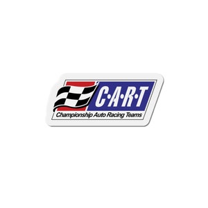 CART Indycar Vintage Throwback Racing Logo Die-Cut Magnets