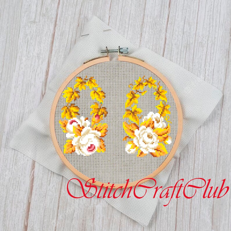 Vintage Cross Stitch Pattern PDF Counted Sampler Mini Etsy