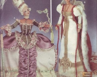 Vintage Sewing Pattern: 11-1/2" Fashion Doll Wardrobe Museum Collection Simplicity 7025