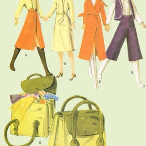 Vintage Sewing Pattern Fashion Dolls 11-1/2&quot; - 12&quot; Wardrobe Clothes for Dolls McCall 2580 Digital Download PDF