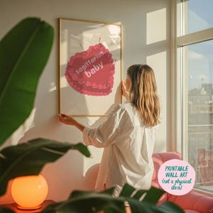 Lámina artística de bebé Sagitario, póster de Sagitario, arte imprimible de Sagitario, impresión de pastel de Sagitario, arte mural de Sagitario