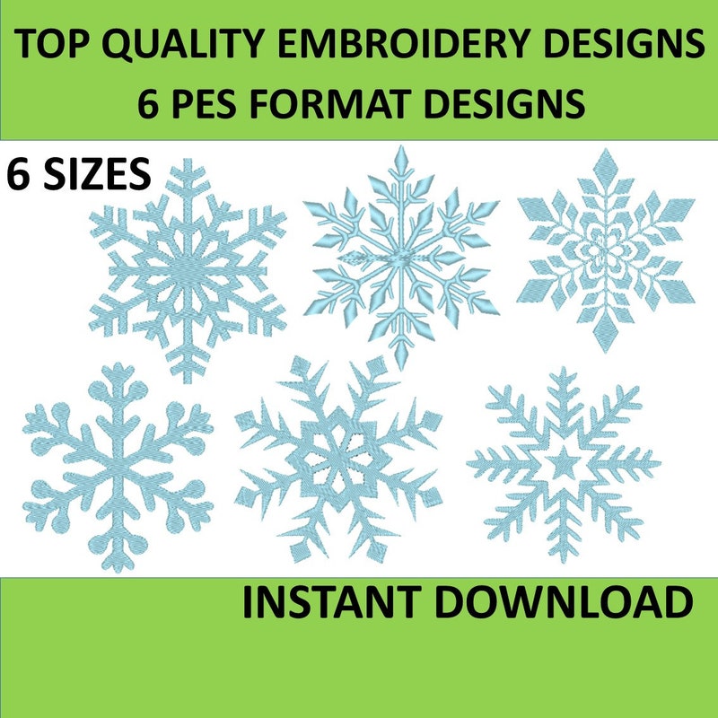 Snowflake Embroidery - Etsy