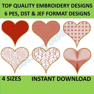 Heart Applique Embroidery Design. Heart embroidery design. Valentine applique. Love applique embroidery. Heart machine embroidery design.