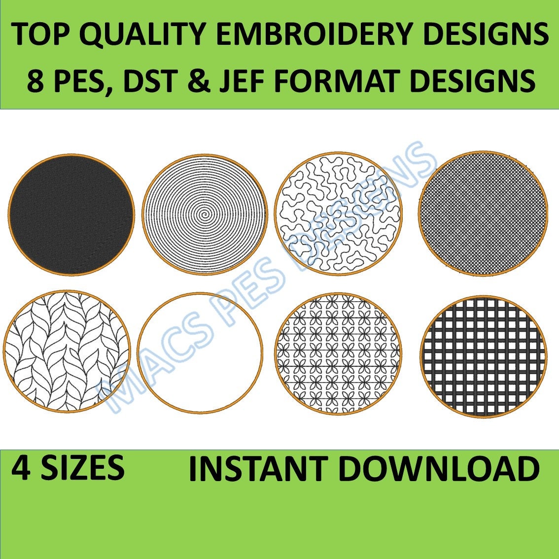 Filled Circle - Machine Embroidery Design, Embroidery Designs, Machine ...