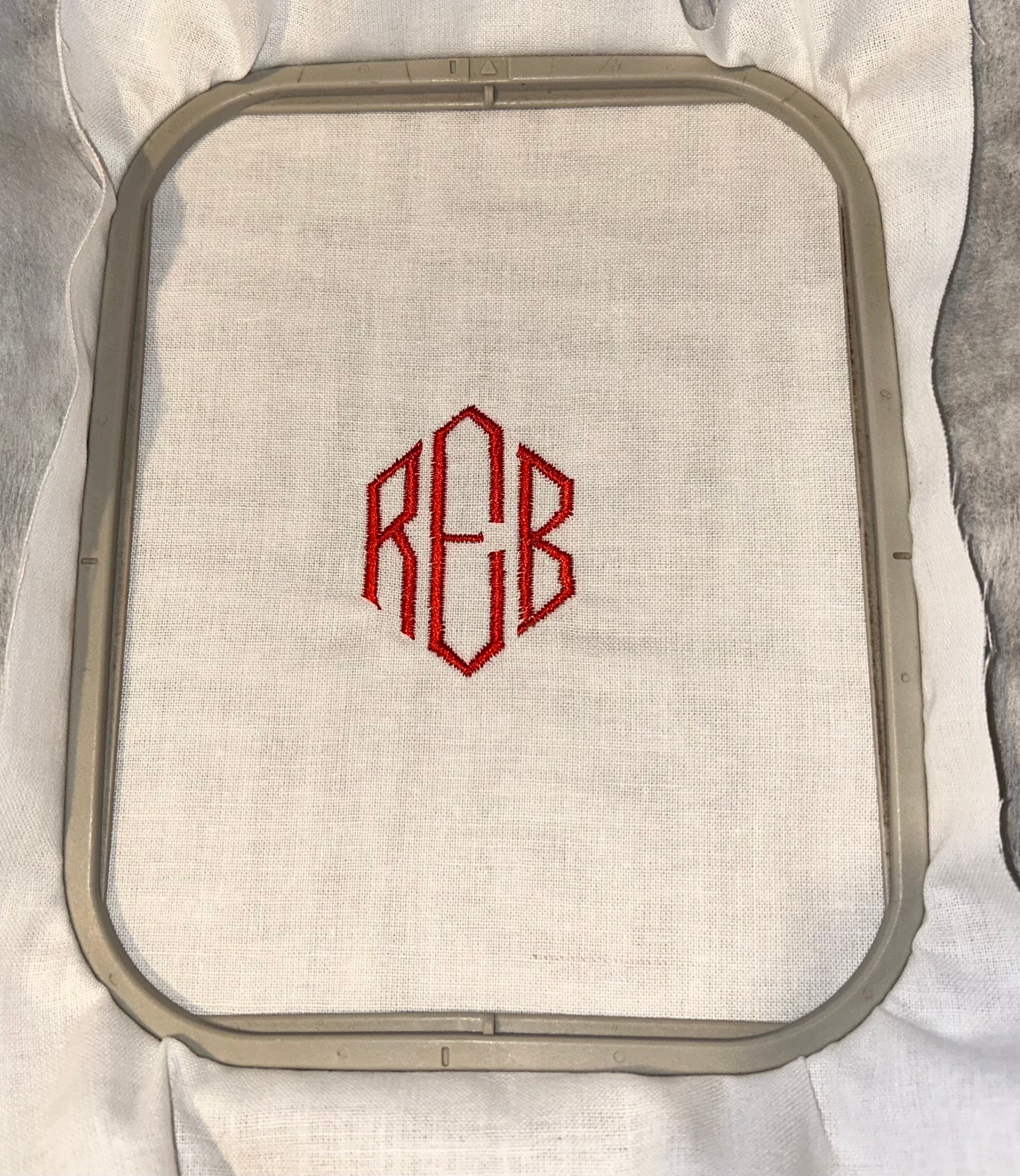 Custom Monogram Initials Embroidery Design Files Your Initials Digital ...