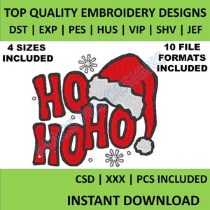 Buy Merry Christmas Text Digital Machine Embroidery File Dst Exp ...