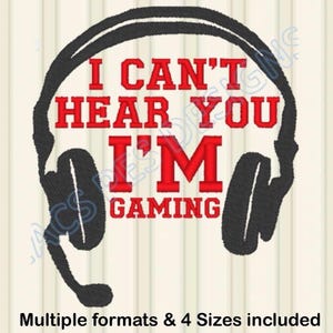 Funny Gamer Embroidery Design PES JEF DST playstation ps5 Embroidery Machine 4 Sizes pack , xbox xxx Machine Designs shv csd pes exp hus vip