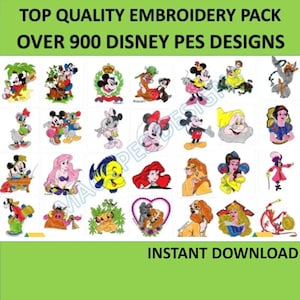 mais de 900 desenhos de bordados de desenhos animados, desenhos de bordados de desenhos animados famosos, download instantâneo, desenhos de bordados de mickey minnie pluto com arco 4x4