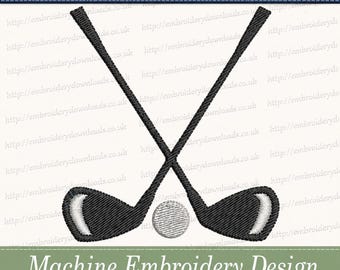 Golf embroidery design. Golf Club embroidery design. Golf silhouette. Mini Golf design. Machine embroidery design 4 sizes