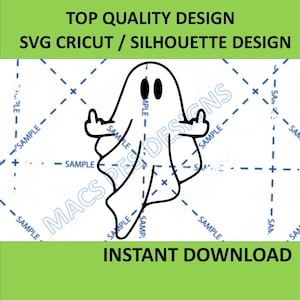 Ghost Middle Finger Svg , Halloween Svg , Svg File For Cricut, Cute Ghost Halloween Svg instant download