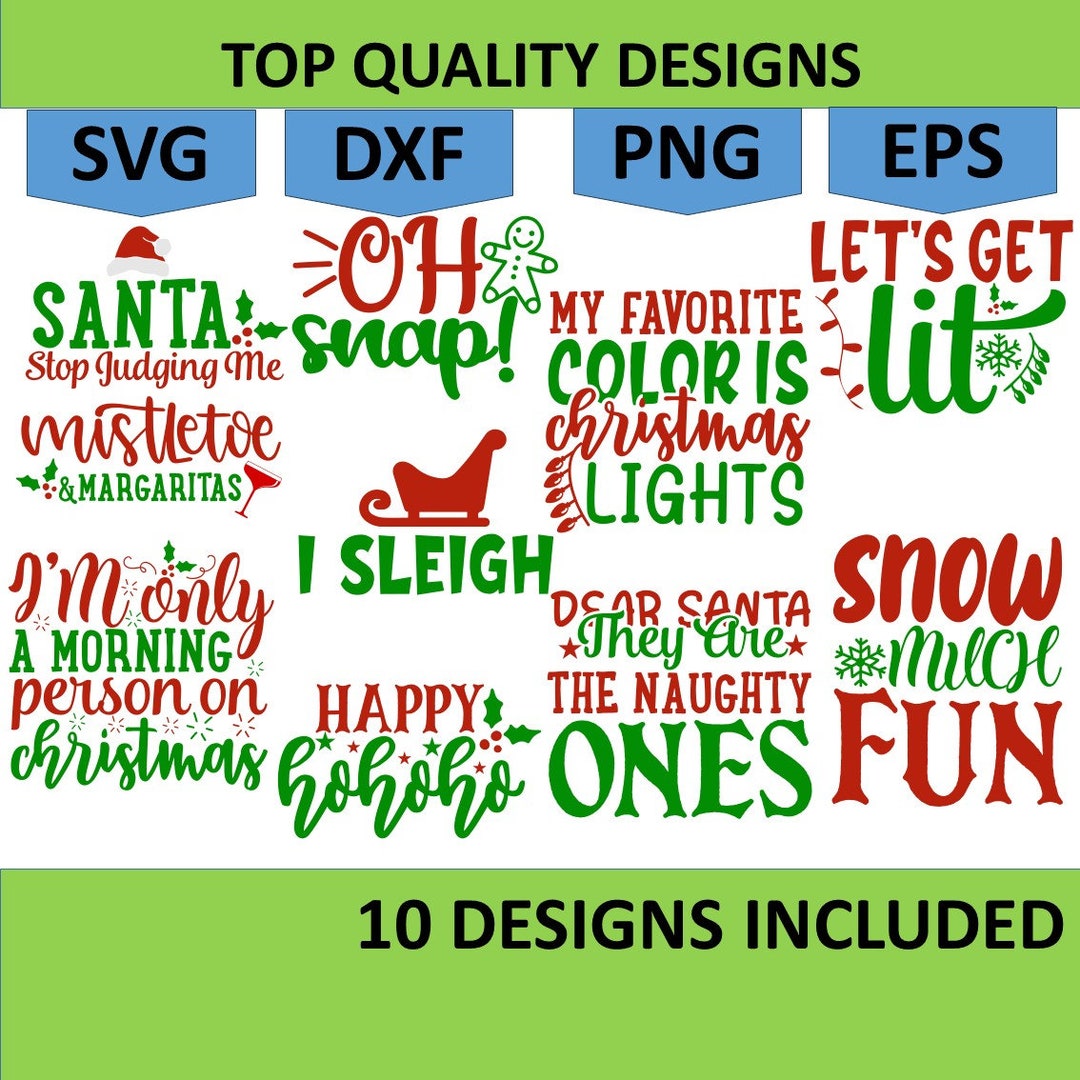 Christmas SVG Bundle / Funny Christmas SVG / Cut File / Cricut / Clip ...