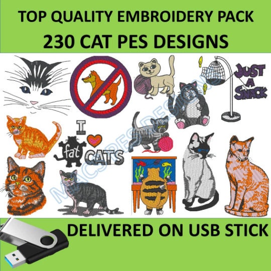 Stick and Stitch medieval Bestiary Embroidery Designs, Embroidery Patterns,  Water Soluble Set bat, Cat, Horse, Owl, Snail, Animals 