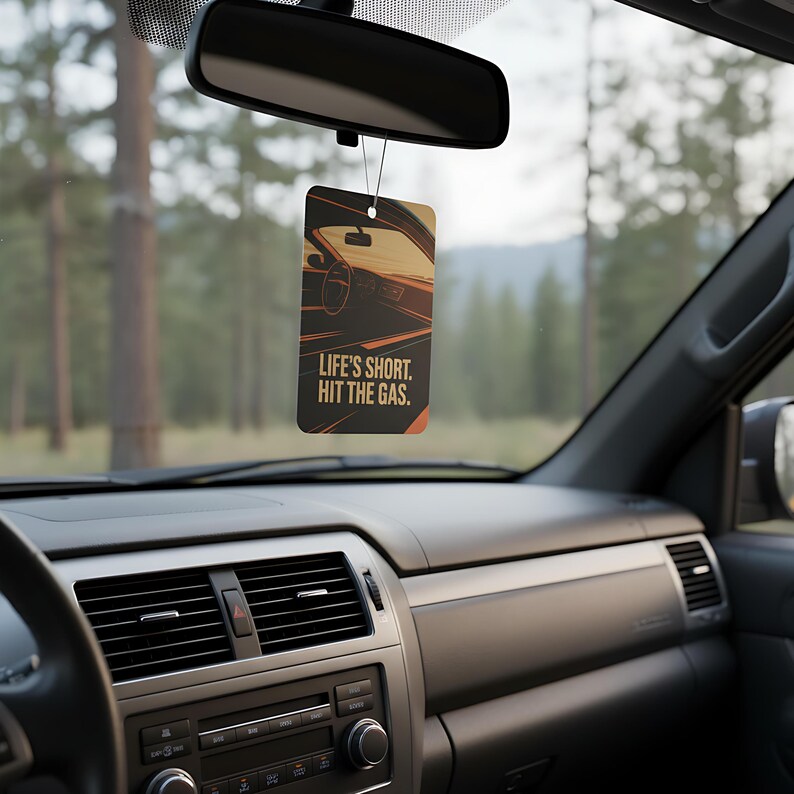 Funny Car Air Freshener, Retro Driving Scent Vent Diffuser, New Car Smell image 13