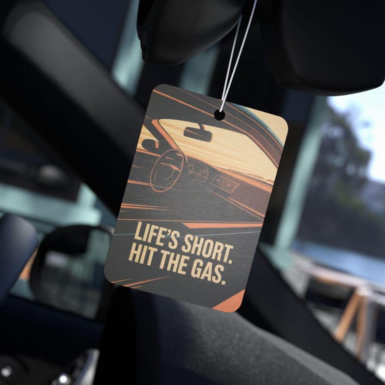 Funny Car Air Freshener, Retro Driving Scent Vent Diffuser, New Car Smell image 2
