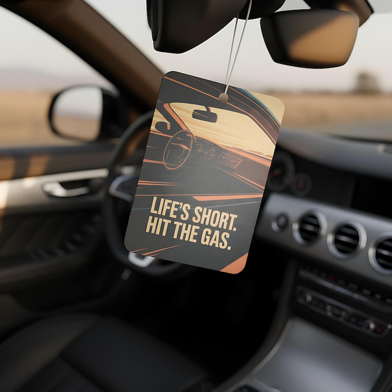 Funny Car Air Freshener, Retro Driving Scent Vent Diffuser, New Car Smell image 9