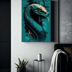 Snake Digital Art Work