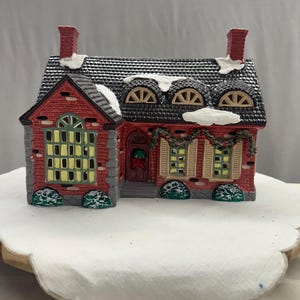 Dept 56 Original Snow Village Retired Stonehurst House Vintage Holiday Christmas Village Decor