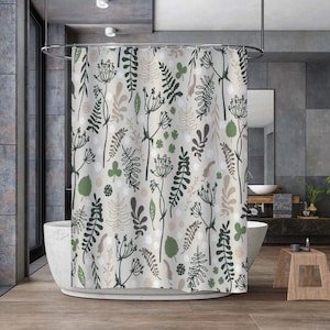 Tenda Da Doccia Supereroe Cartoon Con Bulldog - Tessuto Impermeabile 180x120 Cm, Con Ganci, Grigio Verde