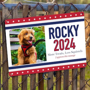 Pet Political, Vote For My Pet,Custom Pet Political Yard Sign,Dog Election Sign,Vote Sign,Vote Yard Sign,Politics Sign,Funny Election 2024