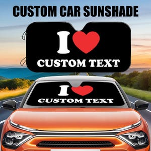 Design Your Own Car Awning / 51x28'' Or 55x30'' / Personalized Car Decoration Sunshade / Car Accessories