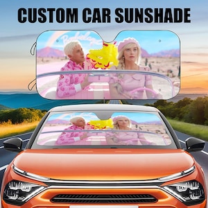 Real Movie Characters Privacy Sunshade Windshield, Pink Car Sunshade, Cute Car Sunshade, Front Window Cover, Car Accessories