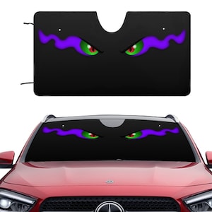 Olhos Carro Pára-brisas Pára-brisas Capa de Pára-brisas, Olhos de Monstros Furiosos Decoração de Carro, Pára-sol de Carro, Decoração de Tela de Carro Acessórios para Carro