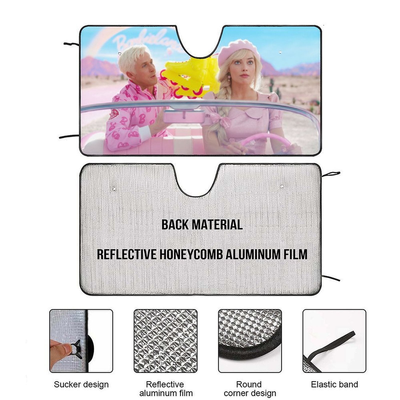 Real Movie Characters Privacy Car Sunshade