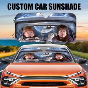 ハリー・ポッターの面白い運転用車用サンシェード、車のフロントガラス用サンシェード、映画用車用サンシェード、お父さんへのプレゼント用車用アクセサリー