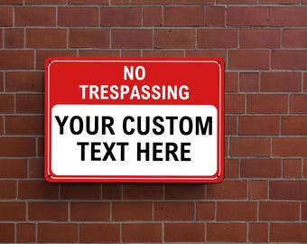 No trespassing Sign,Custom Parking Sign,Vintage Distressed Design,Color Choice,Personalized Reserved Parking,My Parking Sign