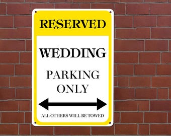Personalized Parking Sign,Custom Parking Sign,Vintage Distressed Design,Color Choice,Personalized Reserved Parking,My Parking Sign