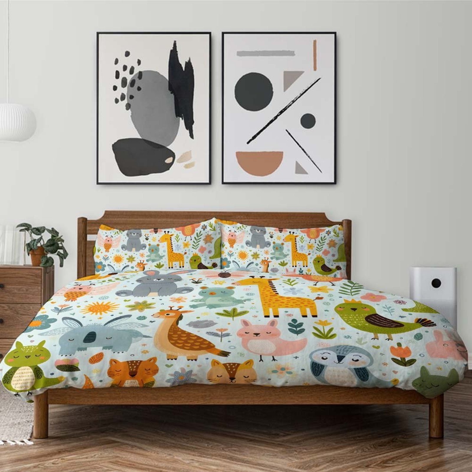LeHuaiMa Muis 3D-bedrukte dekbedovertrekset, 2-delige beddengoedset, zacht, kussenslopen, dekbedovertrek, onderhoudsvriendelijk, anti-allergisch en glad, voor kinderen, tieners, jongens en meisjes
