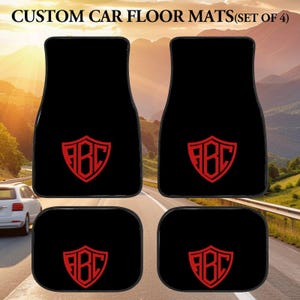 Monogram Floor Car Mats set of 4, Floor Car Mat For Audi A6 , S6 , RS6 All Model Audi,BMW M X1 X2 X3 X4 X5 X6 X7 Mats for Your Car and SUV