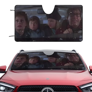 本物の映画キャラクターのプライバシーサンシェードフロントガラス、ピンクの車用サンシェード、かわいい車用サンシェード、フロントウィンドウカバー、車アクセサリー