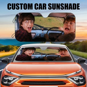 ハリー・ポッターの面白い運転用車用サンシェード、車のフロントガラス用サンシェード、映画用車用サンシェード、お父さんへのプレゼント用車用アクセサリー