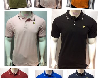 LYLE AND SCOTT short sleeve polo shirt for men 100% customer satisfaction